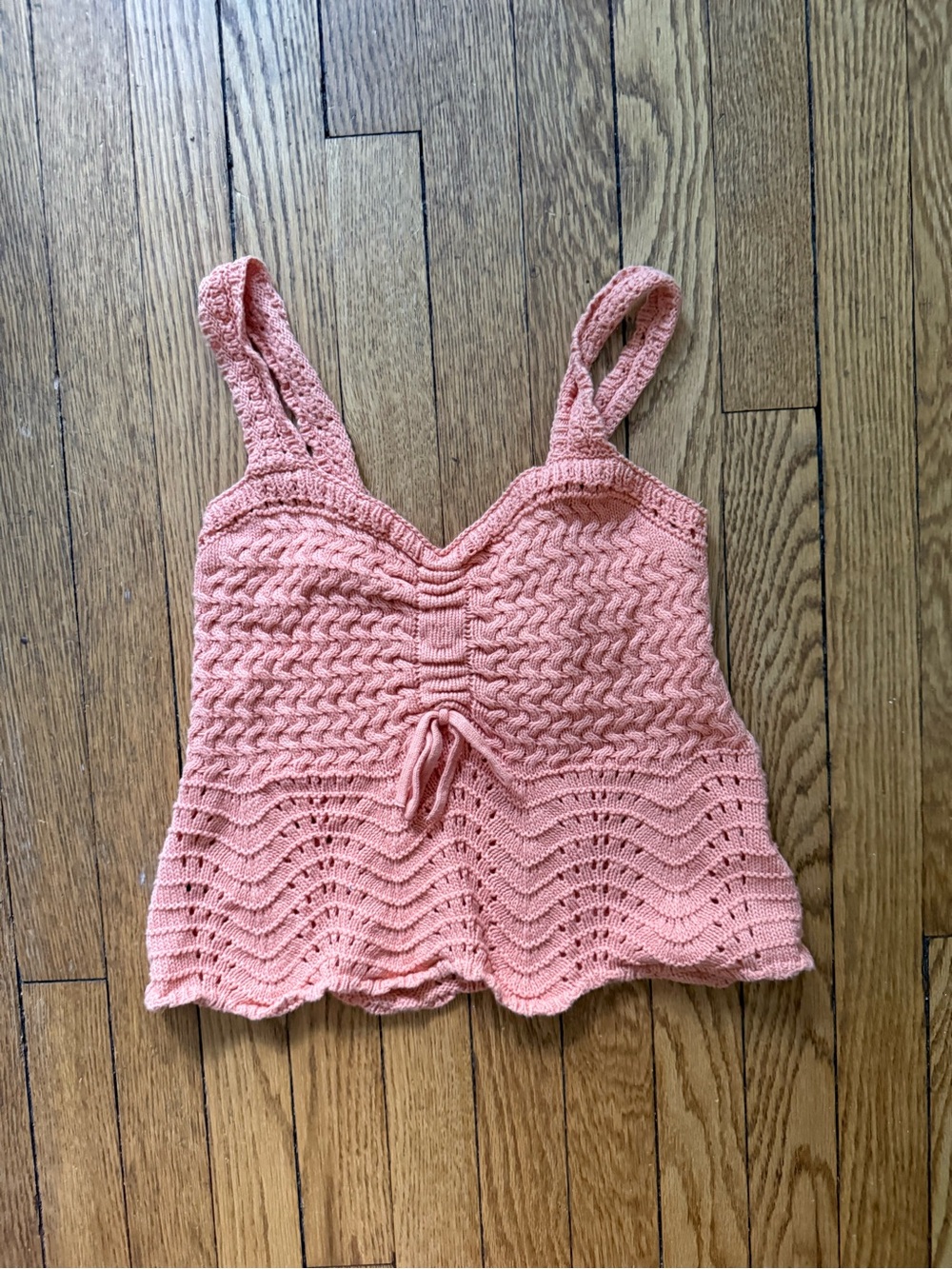 Sincerly Jules Crochet Knit Tank Top - Size Small